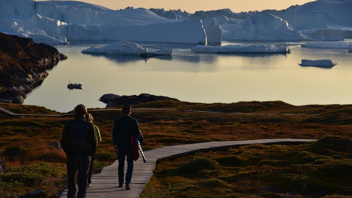 Greenland glacier Mark Carey