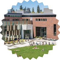Erb Memorial Union exterior at the University of Oregon