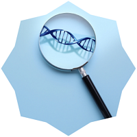 DNA under a magnifying glass