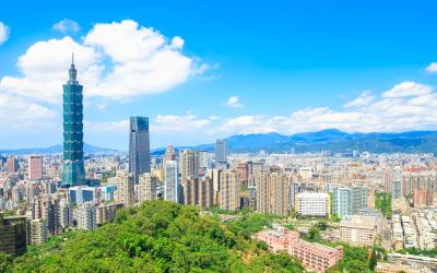image of skyline of Taipei