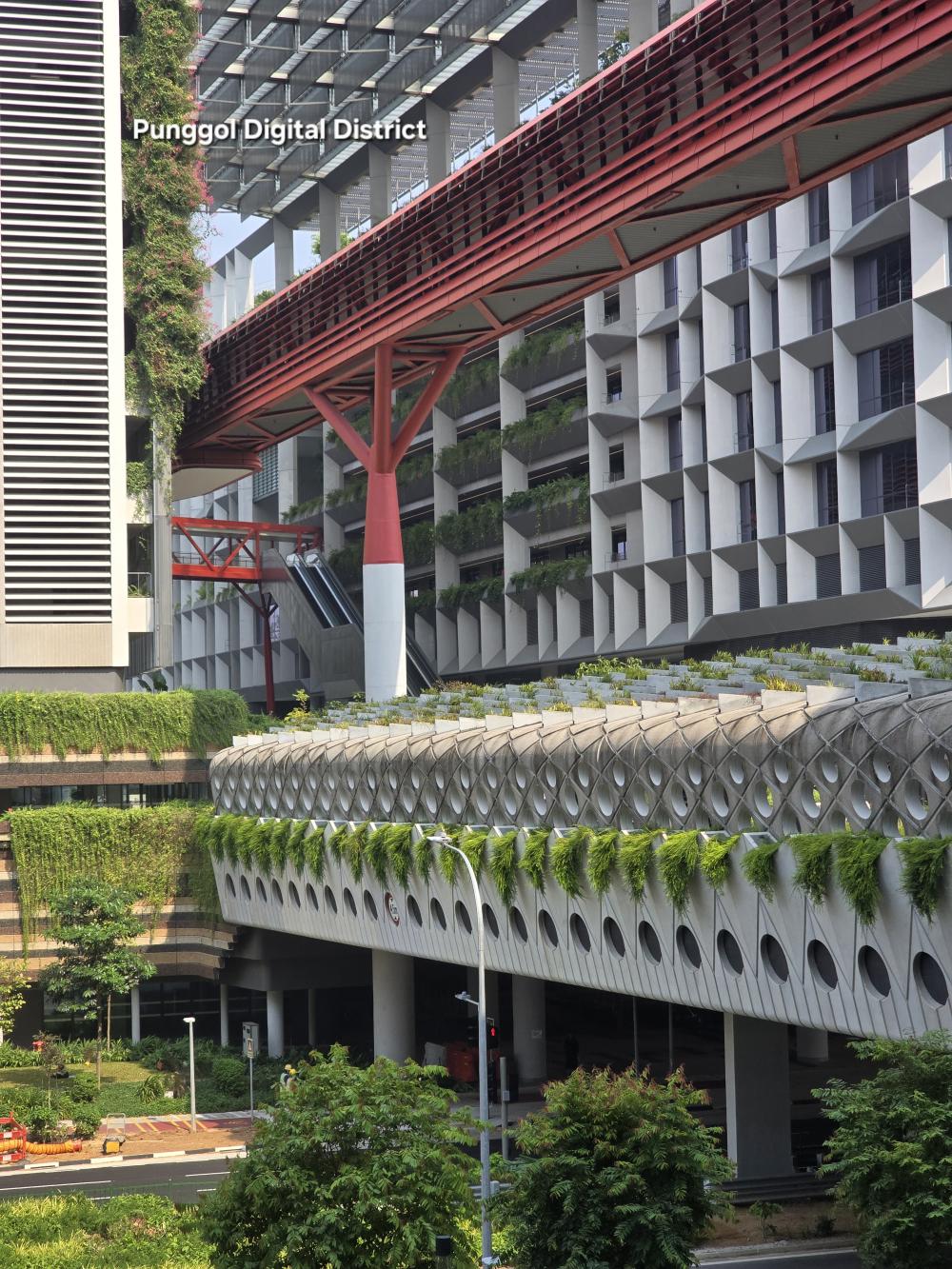 A intricate designed building in Singapore