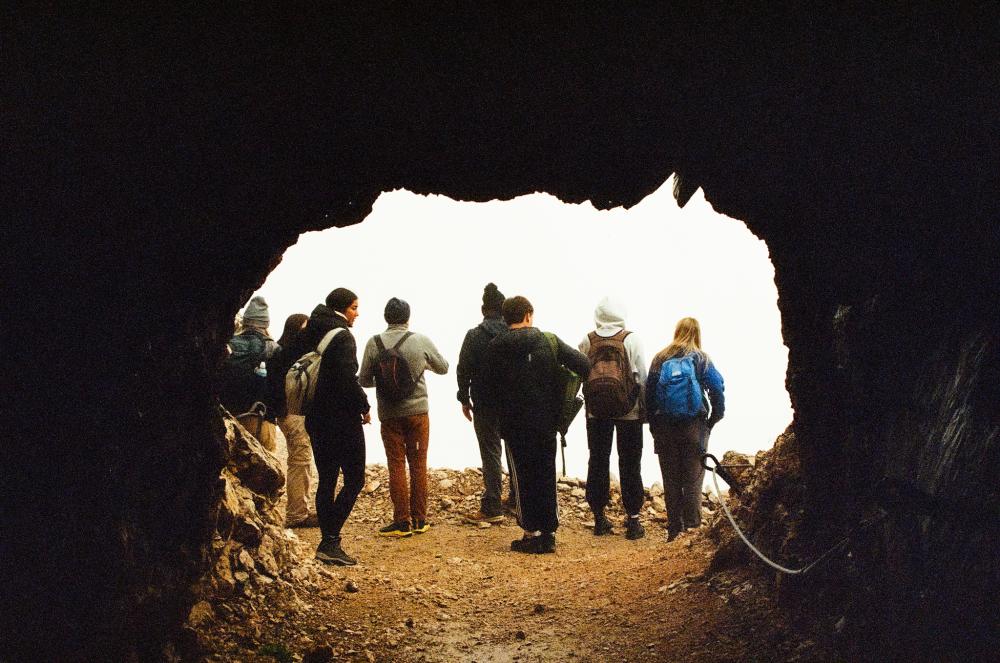 cave in dolomites