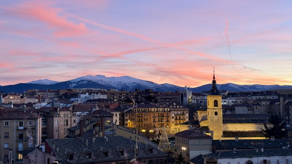 segovian sunset