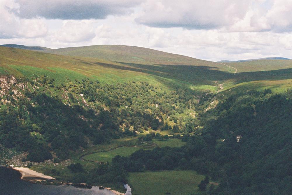 Landscape shot of ireland