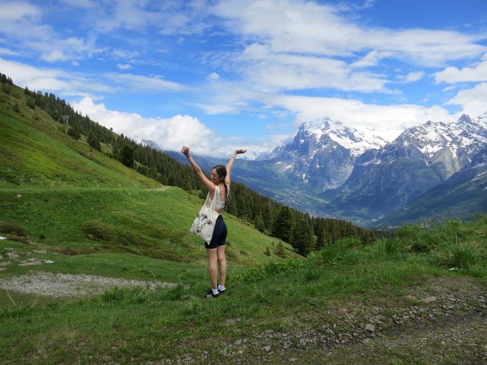 girl in switzerland