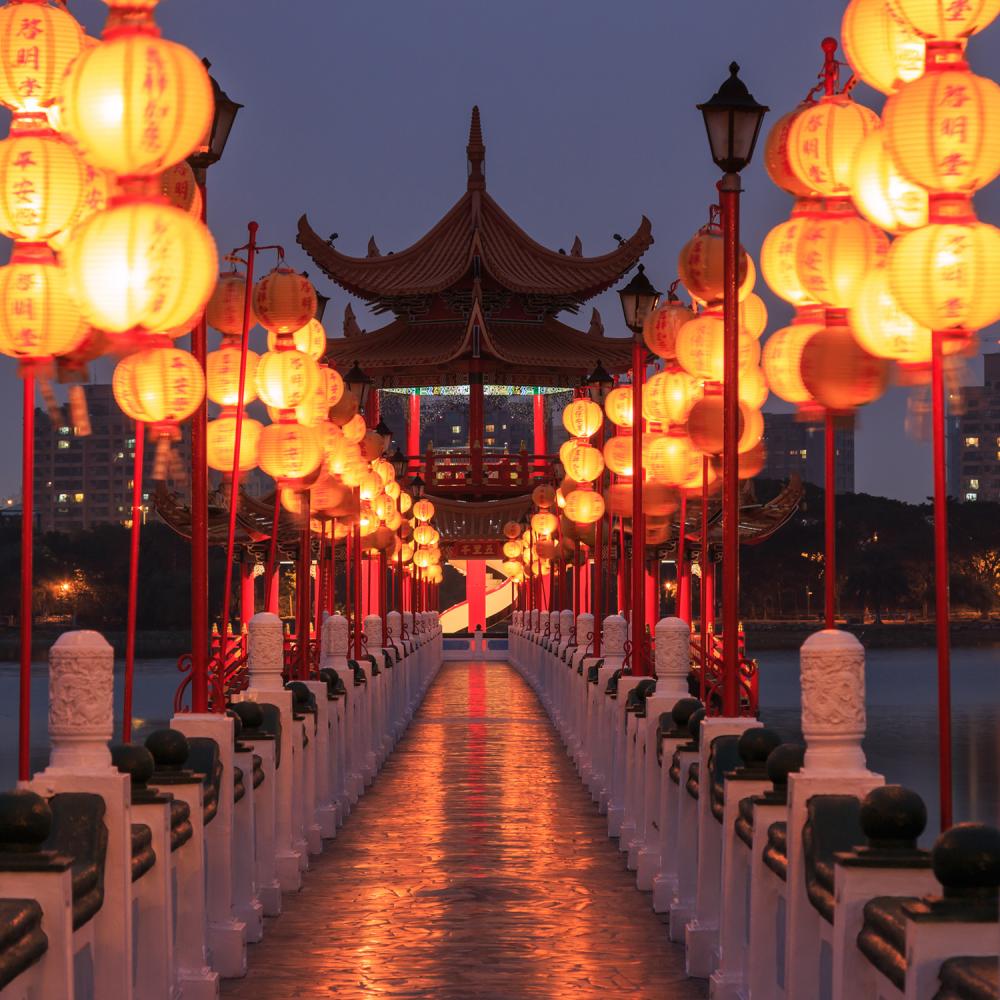 Chinese Pagoda on the Spring and Autumn Pavilions complex