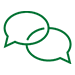 speech bubble icons