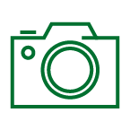 green camera icon