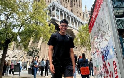 man in barcelona