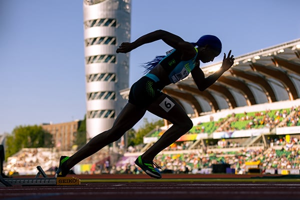 Runner at Hayward Field