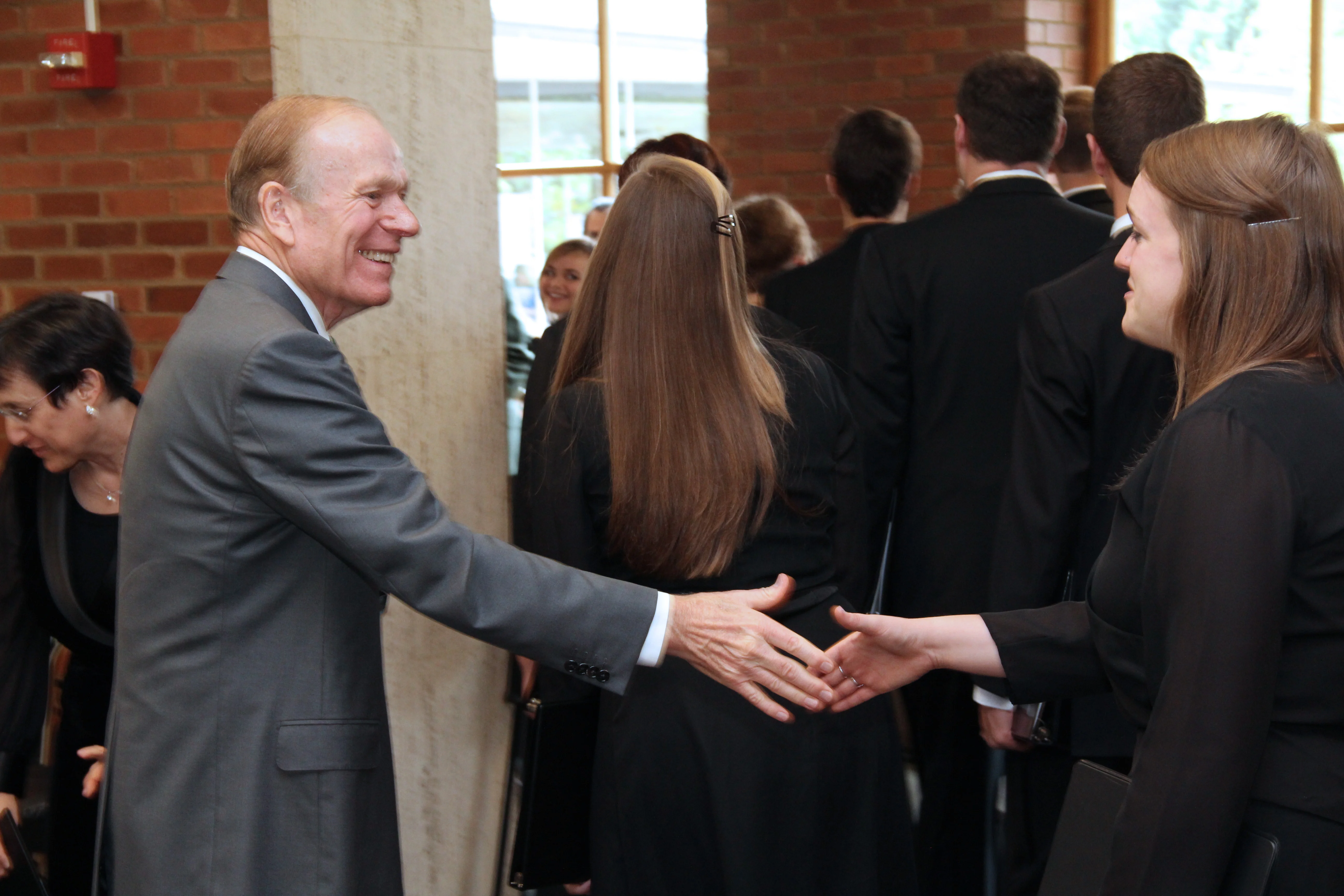 Shaking hands
