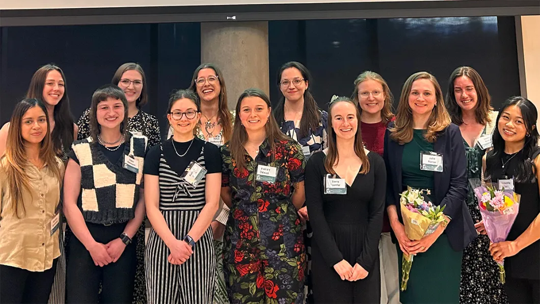 UO Women in Graduate Science Group stand together at the annual fundraiser
