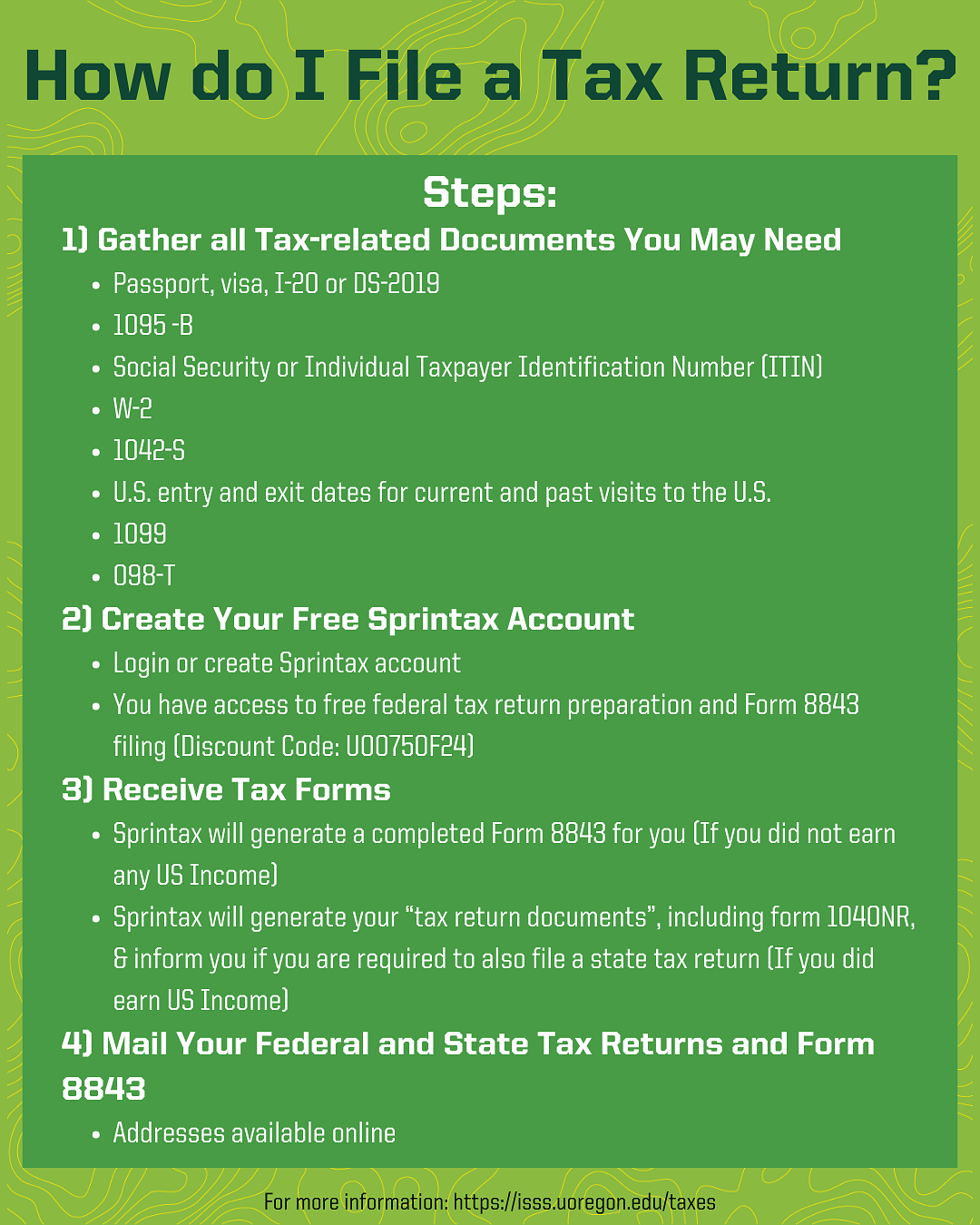 Explanation of hot to file a tax return