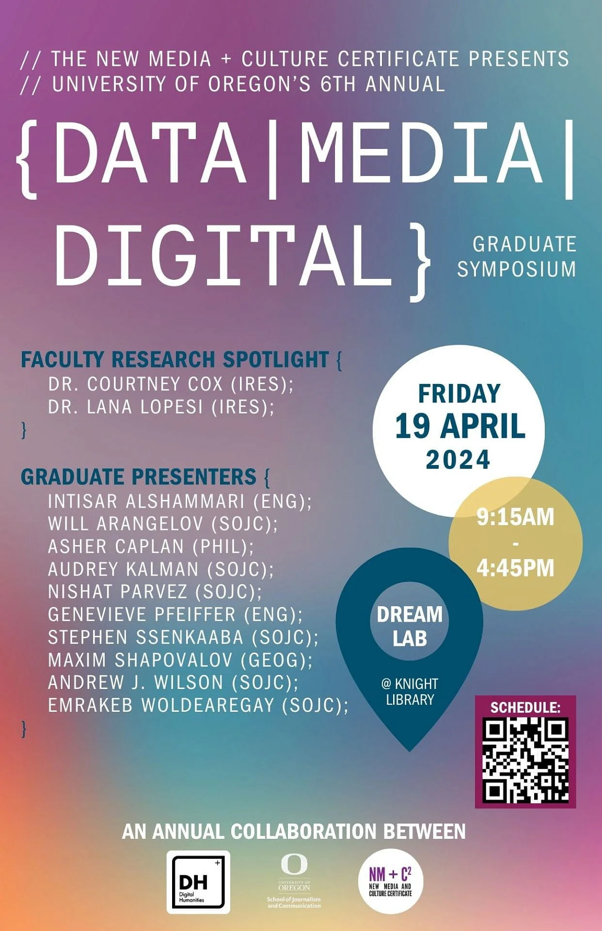 Poster of DMD Graduate Symposium 
