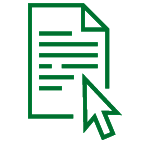 Icon document with an arrow.