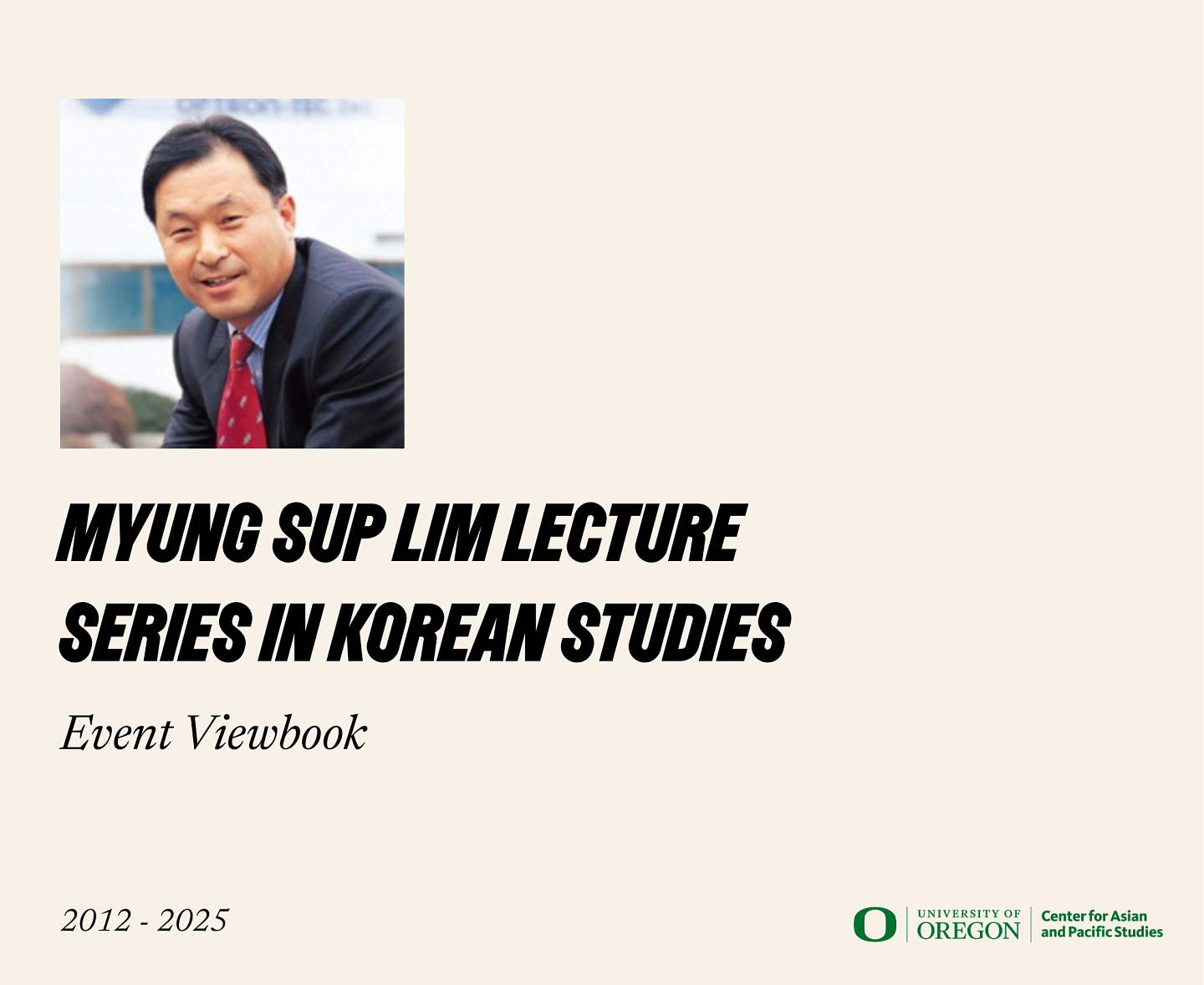 Myung Sup Lim Lecture series cover