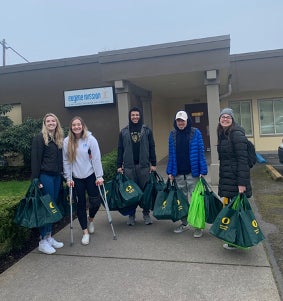Students at Eugene Mission