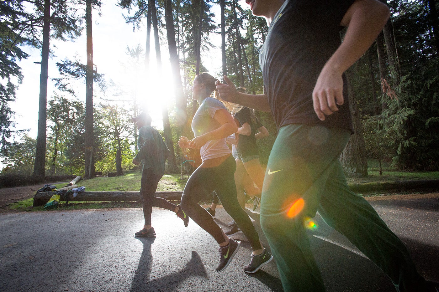Students run the Run with the Duck 5K