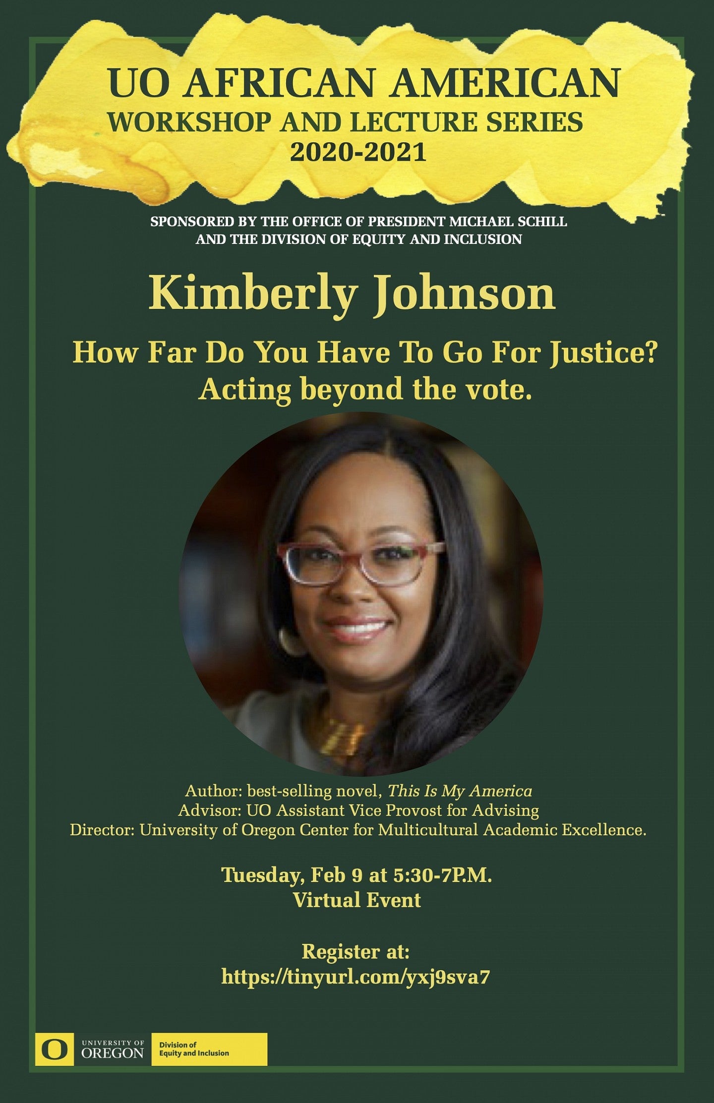 Tuesday, Feb 9 at 5:30-7P.M. Virtual Event
