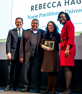 Photo of Lisa Apia-Smith receiving their award
