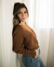 Portrait of Chloe Stevenson.