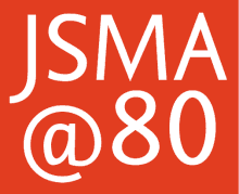 Red square with the words JSMA @ 80