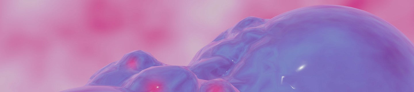 Illustration of "self-assembled vitreous humor (VH) spheroids" collections of cartilage regenerating cells and proteins that could potentially to help repair damaged tissues. 