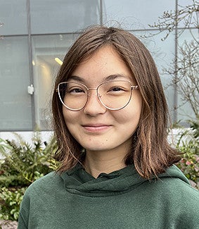 A person standing outside