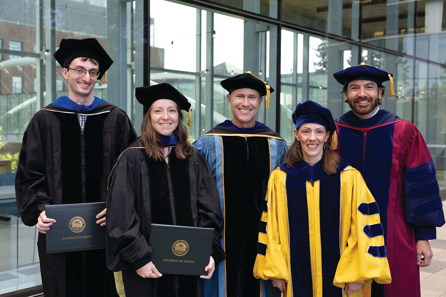 Commencement 2025 PhD Students and Professors