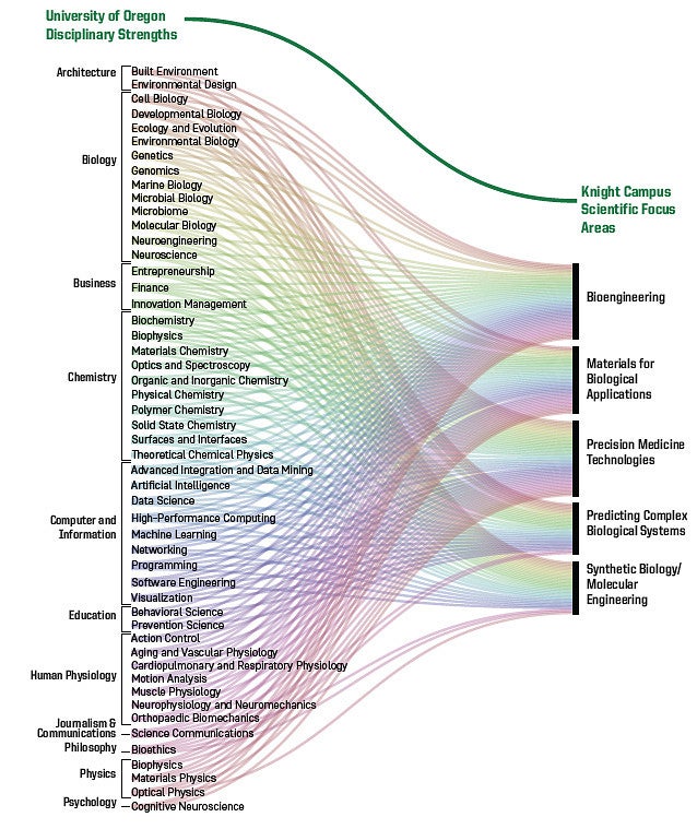 knight campus and uo strengths