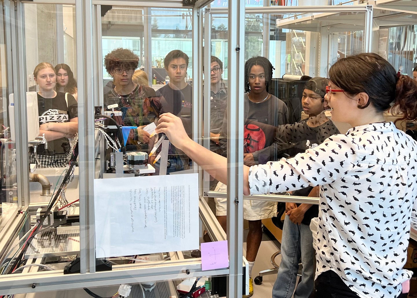 Large 3D printer STEM dreams for local students