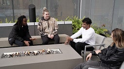 KCGIP materials science track students on the KC terrace