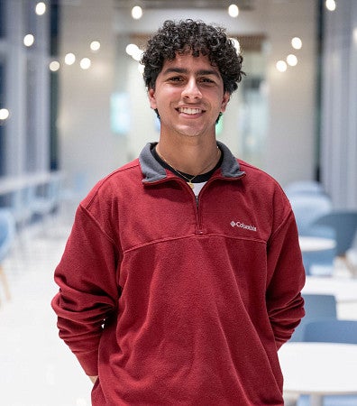 Arman Hajar at the Knight Campus