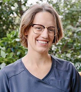 A person standing outside