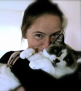 Cady Kitner and cat