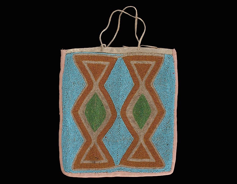 Beaded bag (side one)