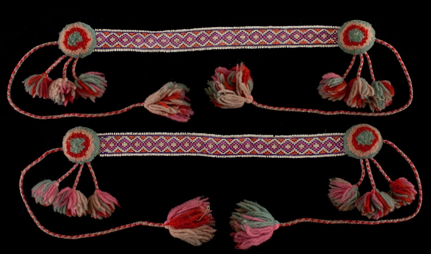 Quillwork Garters for Leggings