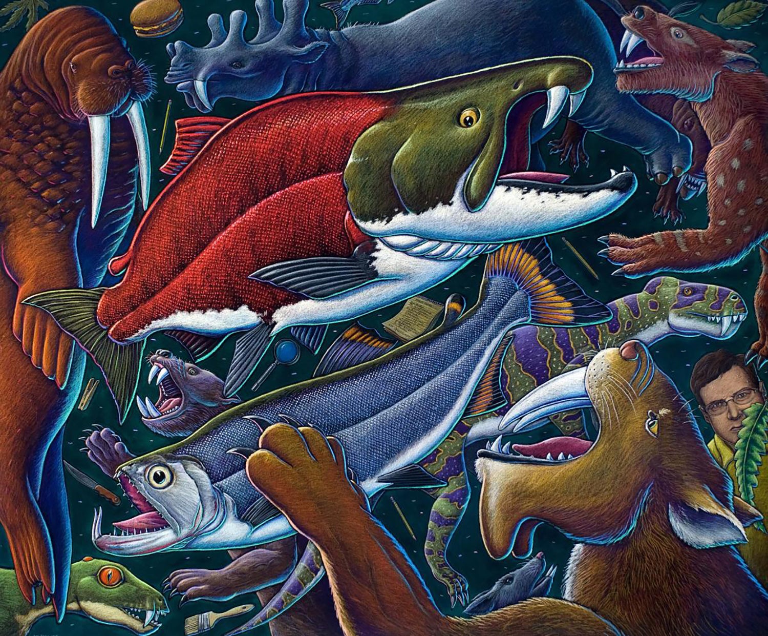 Sabertoothed Everything by Ray Troll