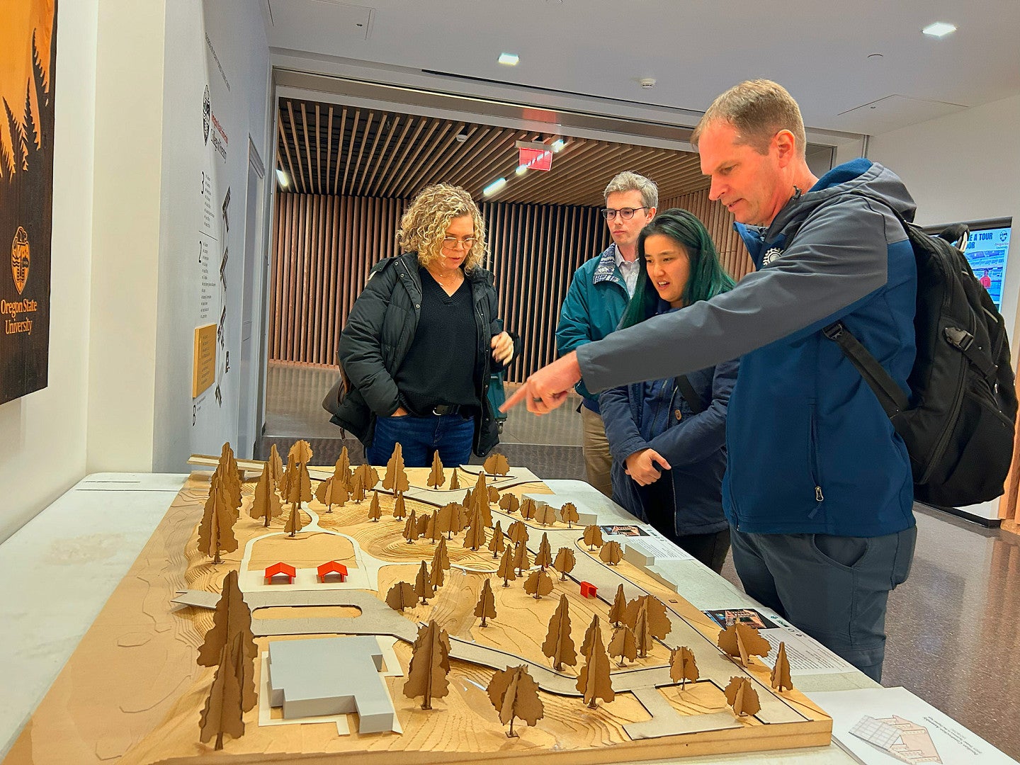 Timber Tectonics class presents to public. 