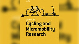 Header image showing the cover design for the Cycling and Micromobility Journal. 
