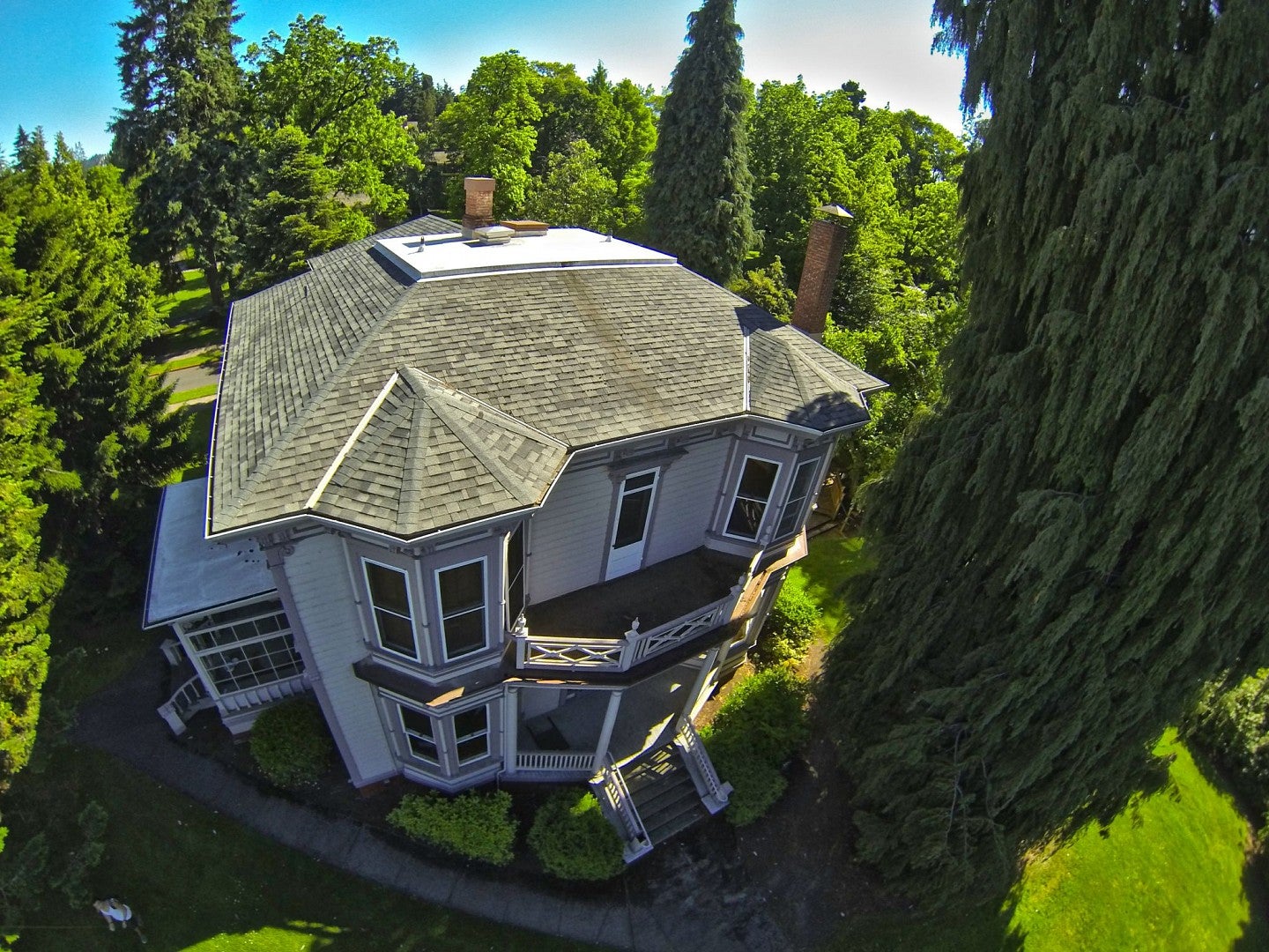 Aerial of Collier House