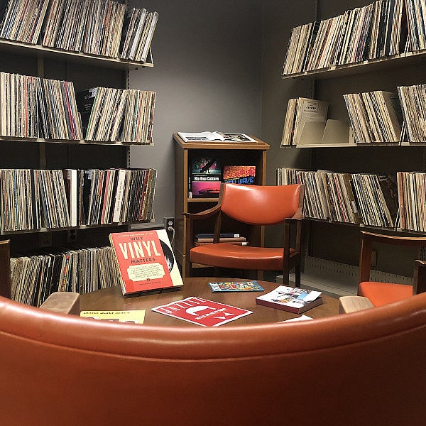 inside the music library