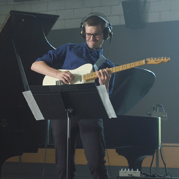 guitar student recording