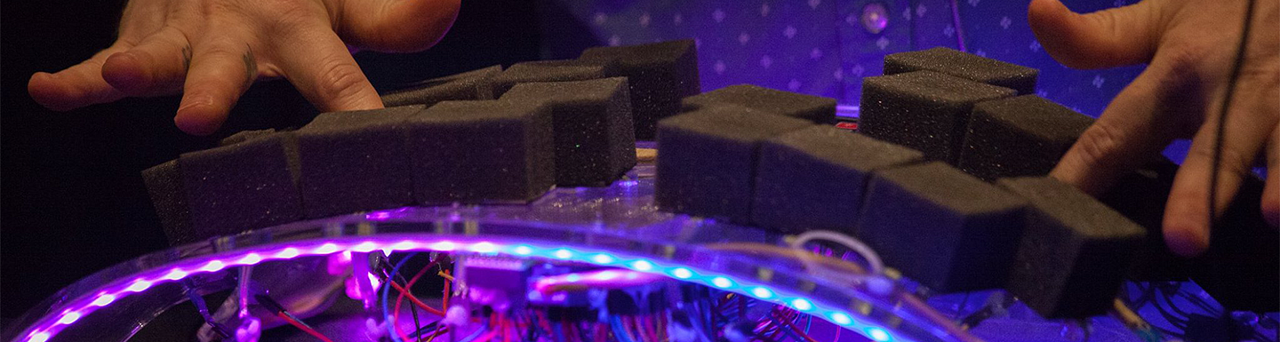close up of music technology instrument