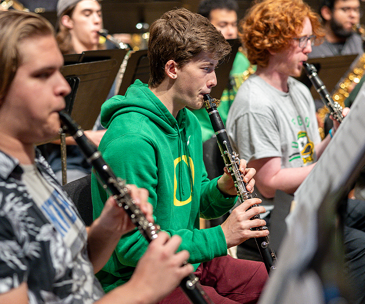 Orchestra students