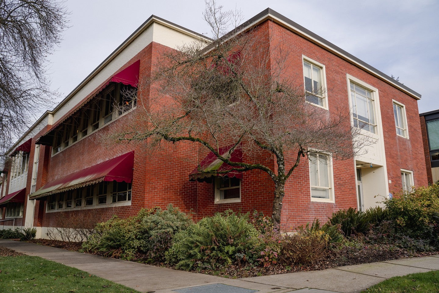 Outside of Frohnmayer Music Building