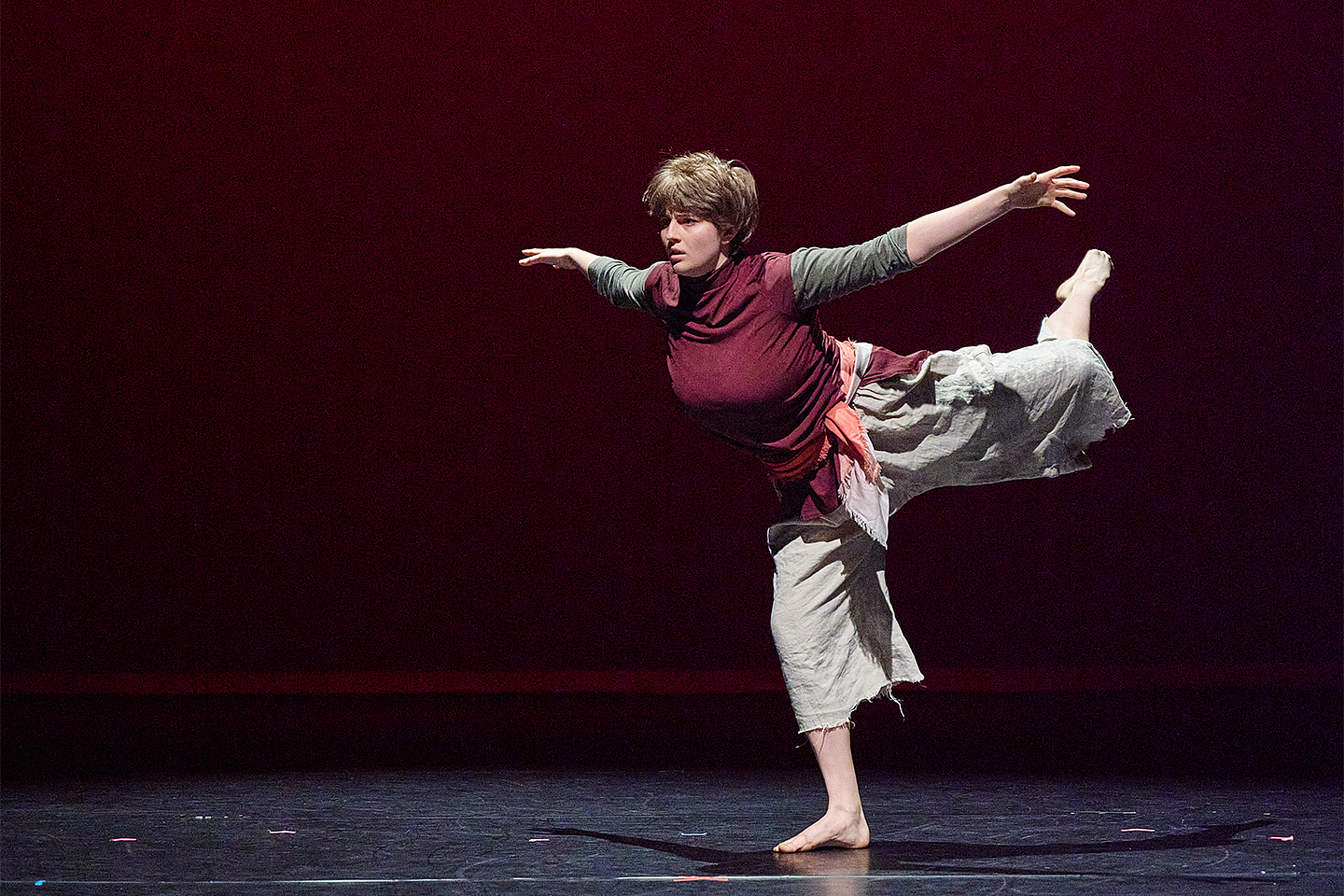 dance student posing