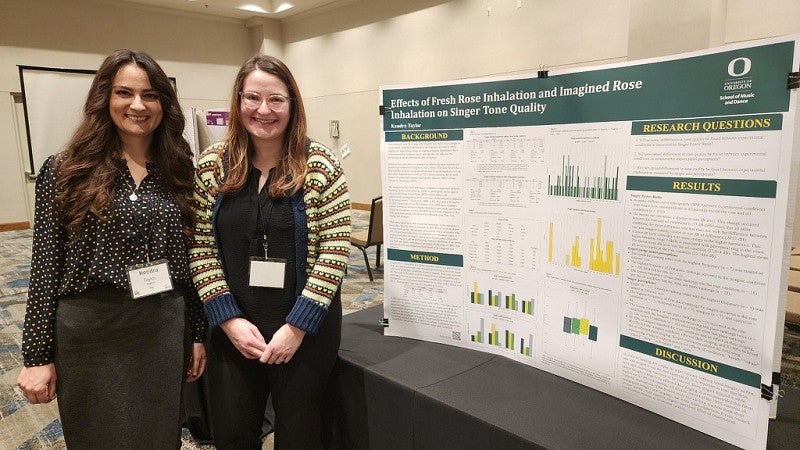 Kendra Taylor at the Graduate Research Forum