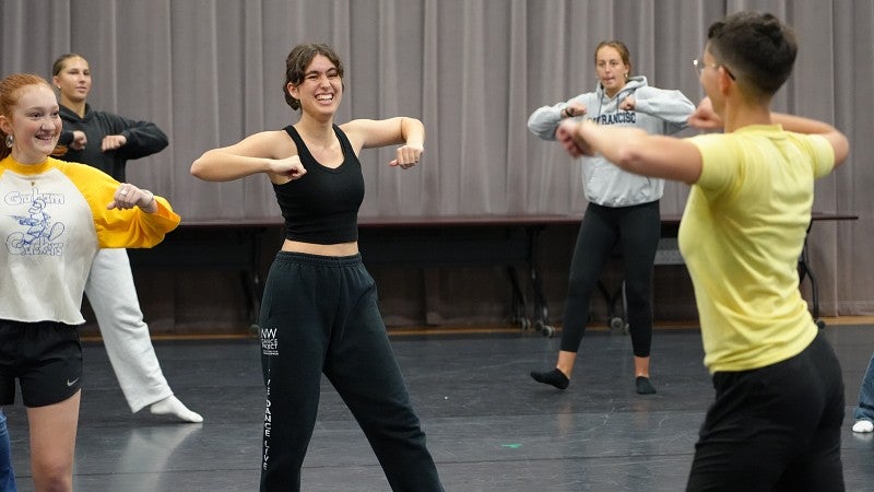 Dr. Swanson leads African Dance Aesthetics