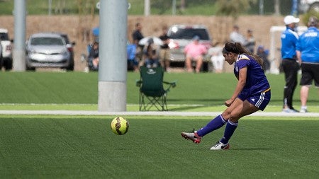 Alyssa plays game for LA Premier FC